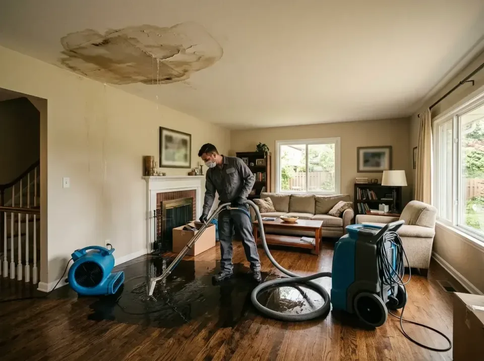 attic-pipe-burst-ceiling-drip-008 — frequently asked questions, Water Damage Restoration & Carpet Care in Wausau, WI